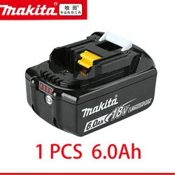 100% Genuine/Original Makita 18v 6.0Ah for makita tools drill battery bl1850b BL1850 bl1860 bl 1860 bl1830 bl1815 bl1840b LXT400