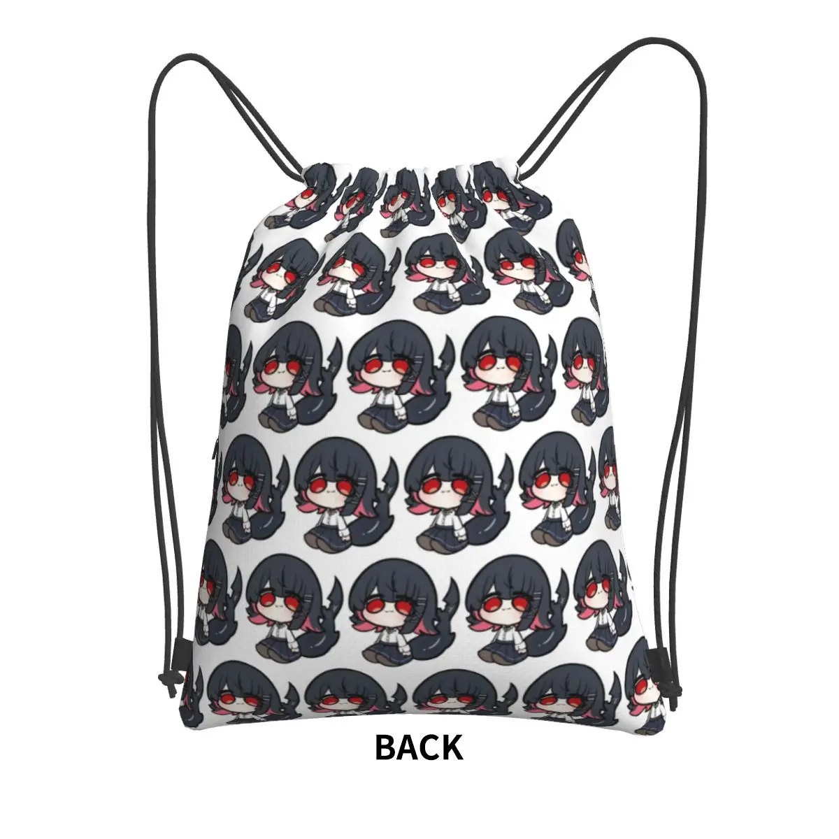Anime Zenless Zone Zero Chibi Ellen Joe Backpacks Portable Drawstring Bags Storage Bag Book Bags for Travel Students