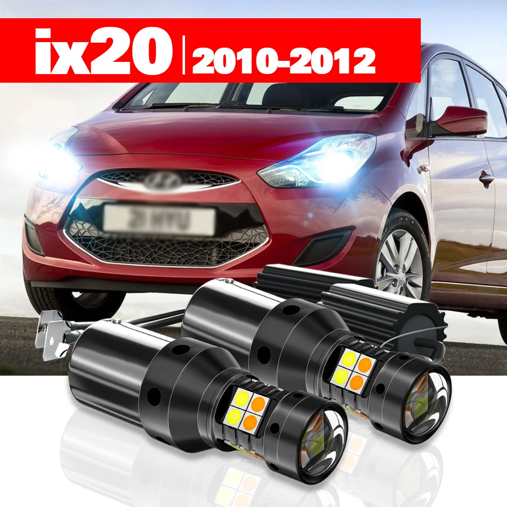 Für Hyundai ix20 2 Stück LED Dual Mode Blinker + Tagfahrlicht DRL 2010 2011 2012 Zubehör