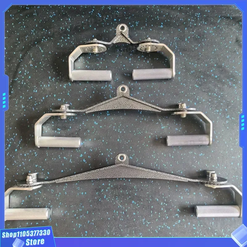 Adjustable Steel Magnetic Grip for Cable Machine Fitness Strength Training Puller Rowing Handle Tie Rod Accessories New