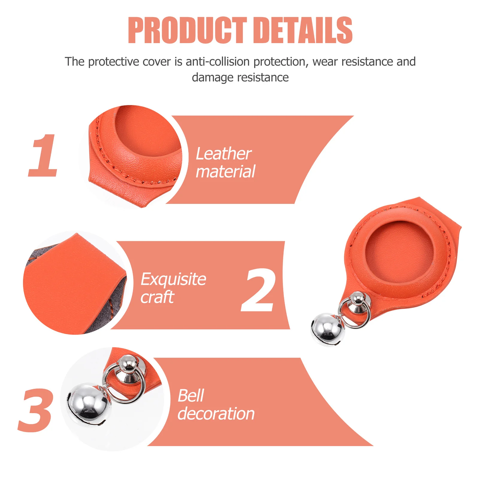 

Smart Pet Tracer Protective Case Portable Lightweight Cover Anti-Collision Wear Resistant for Keys Bags Luggage