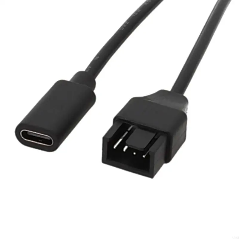 A52B 20CM USB C до 3PIN 4PIN COMPUTER PEANT Power Cable Computer Adapter Adapter USB