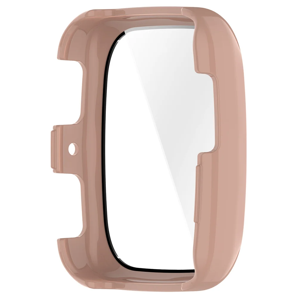 Custodia protettiva con schermo in vetro temperato 2 in 1 per Amazfit Active 2 Cover protettiva quadrata con pellicola