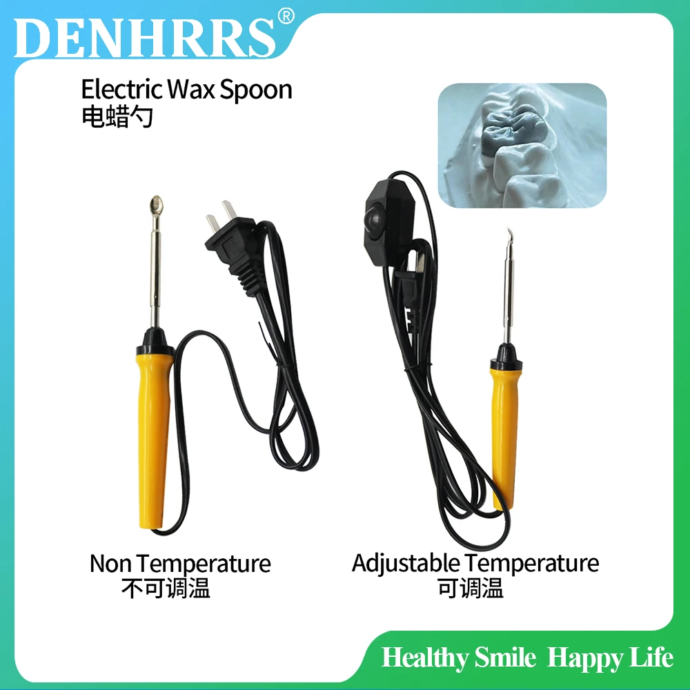 1Pc Dental Electric Heater Wax Spoon Heating Wax Spoon Knife Technician Tool Constant Adjustable Temperature