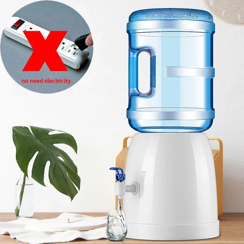 Desktop Trinkwasser Spender Mini Trinkbrunnen Maschine Wasser Flasche Eimer Halter Wasser Flasche Pumpe Kein Strom erforderlich