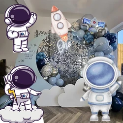 30/90cm Astronaut Theme Party Cardboard Outer Space Rockets1st Birthday Party DIY Decor Backdrop Boy Baby Shower Decor Cutouts