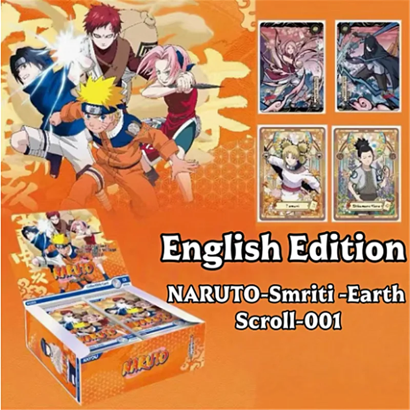 KAYOU Genuine Naruto T2W8 T4W6 English Version Anime Card Box Rare