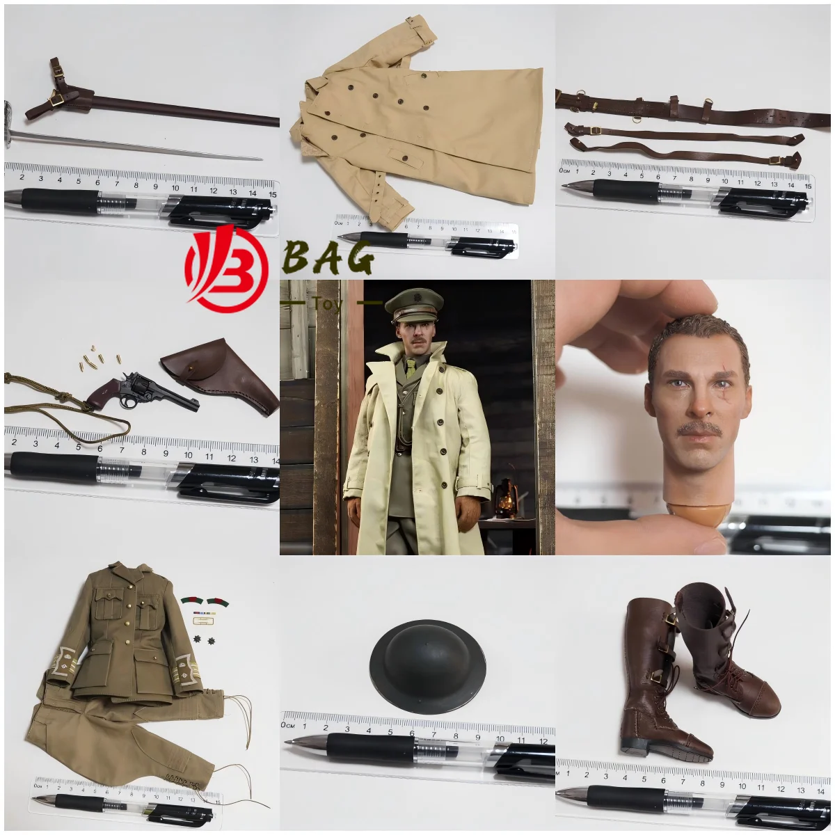 1/6  Action Figures Model DID B11012 WWI British Colonel European new Spare parts