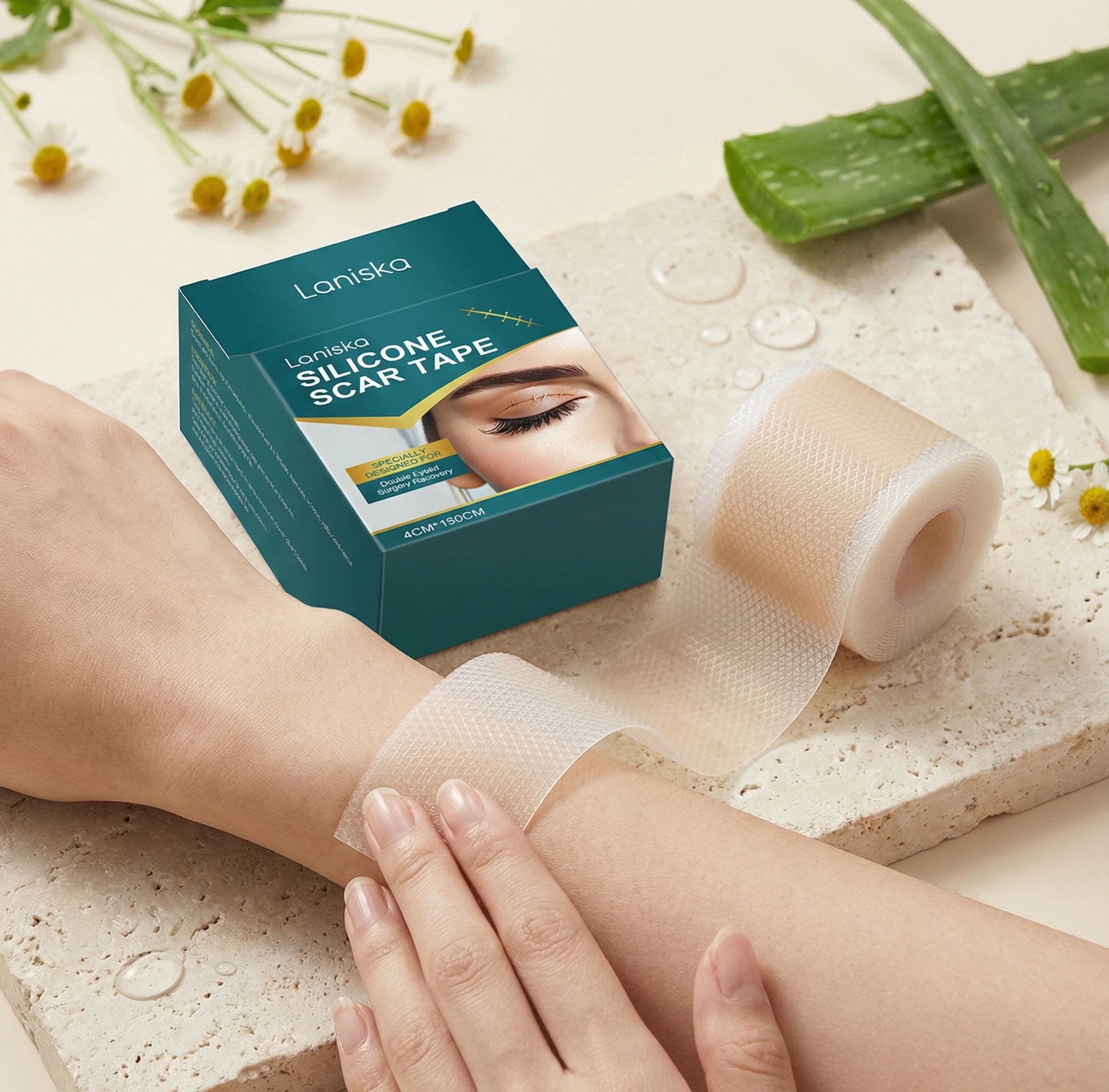 Silicone Gel Scar Sheet Waterproof Breathable Invisible Promote Skin Regenerate Treatment Acne Trauma Burn Scar Repair Tape Roll