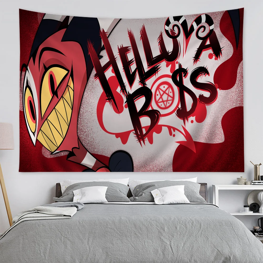 H-HelluvaS B-Boss Printed Large Wall Tapestry Hanging Tarot Hippie Wall Rugs Dorm Cheap Hippie Wall Hanging