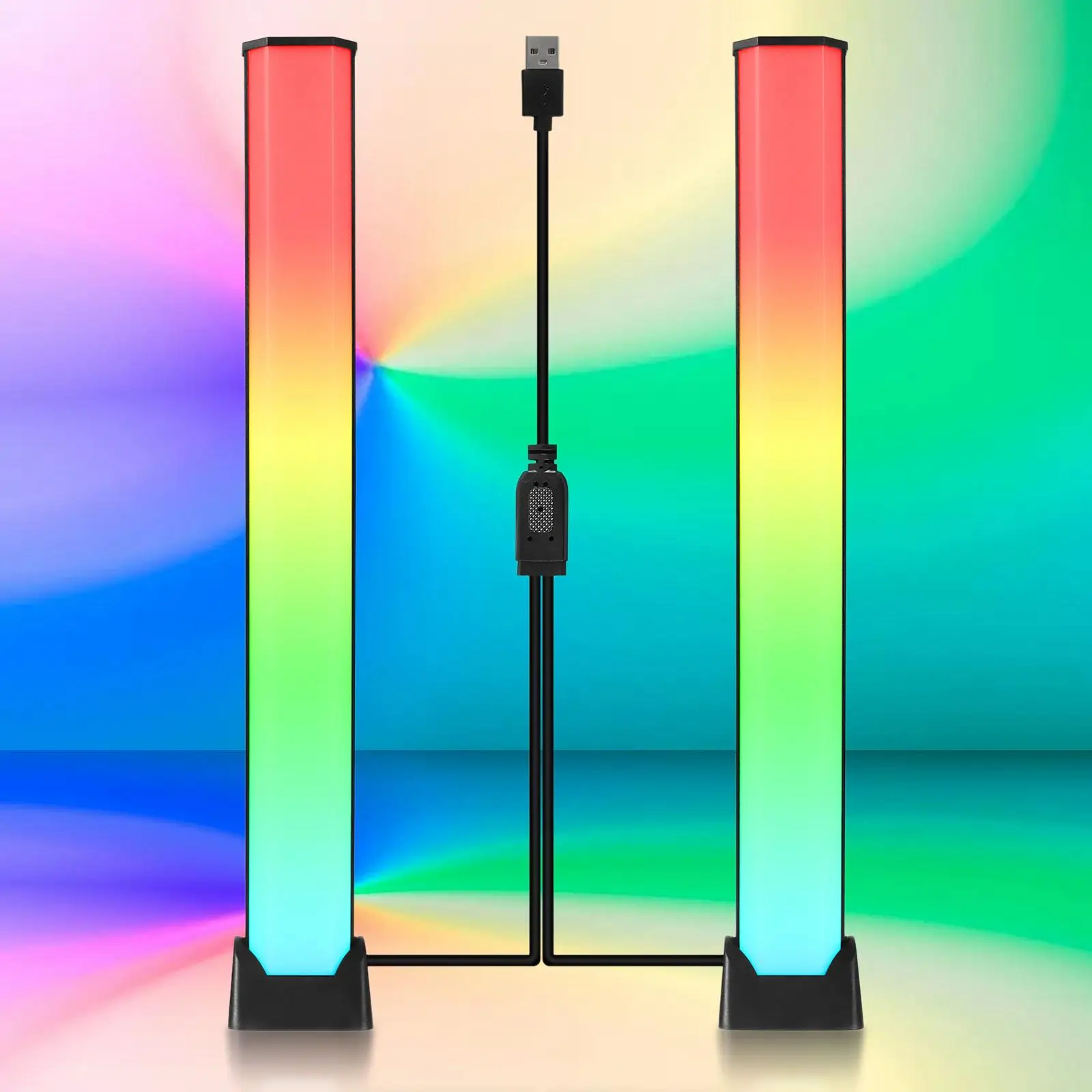 Creative Light ,USB Rechargeable Lights ,RGB Table Bars for TV Backlight Bedside Lighting