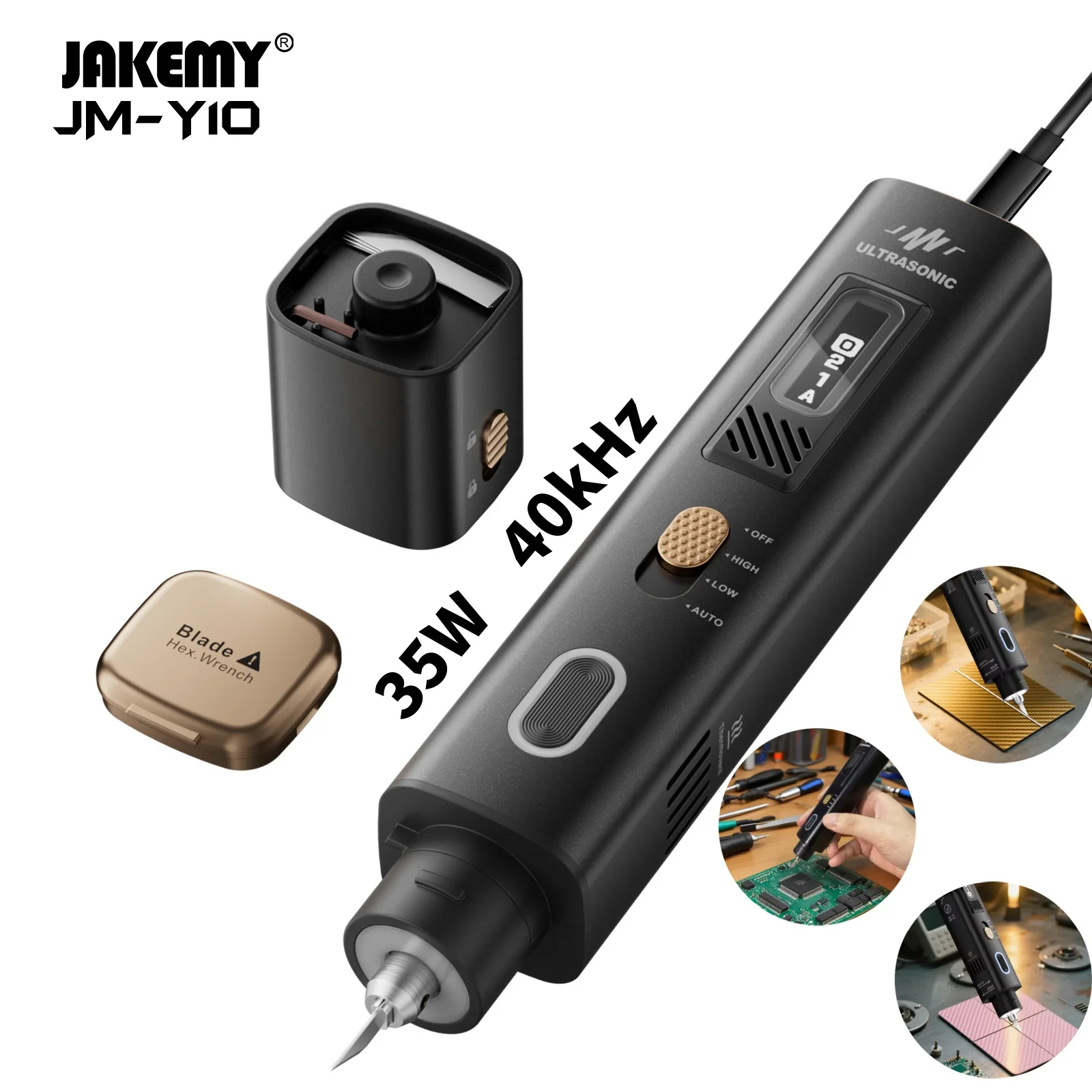 JM Y10の使い方と実際の使い勝手を徹底解説！JAKEMY 40kHz超音波カッターのレビュー