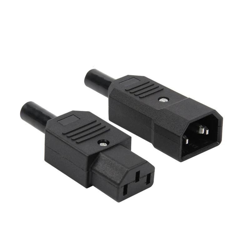 2Pcs Iec 320 Straig…