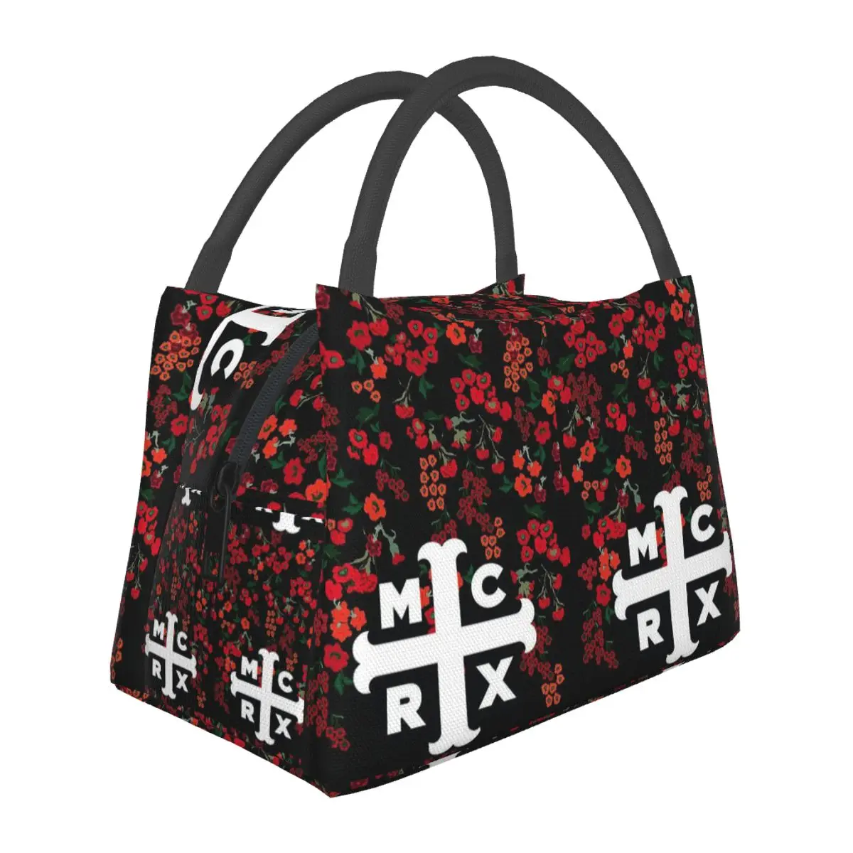 My Chemical Romance Band Insulated Lunch Bag for Women Picnic Storage Food Boxes Container Cooler Thermal Lunch Box Tote