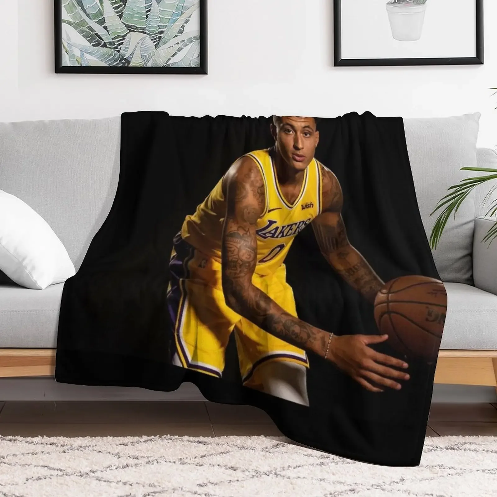 kyle kuzma Throw Blanket Heavy Blankets For Baby Multi-Purpose Blankets