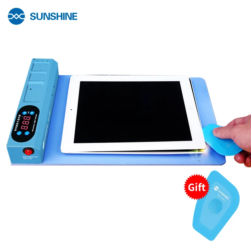 Sunshine S-918E LCD Screen Splitter Heating Stage Separator Pad For iPhone Repair Separation Pad Mobile Phone LCD Dismantling