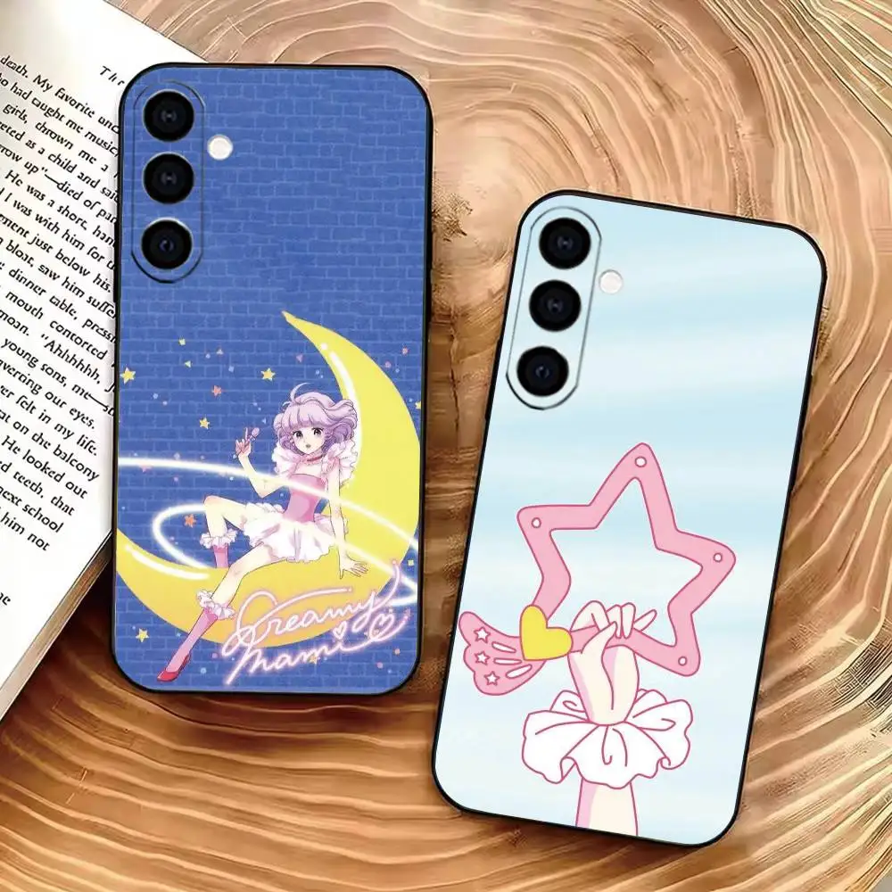 M-Magical Angel Creamy M-Mami gift Phone Case For Samsung Galaxy A73,A72,A71,A70,A53,A52,A51,Soft Silicone Black Cover