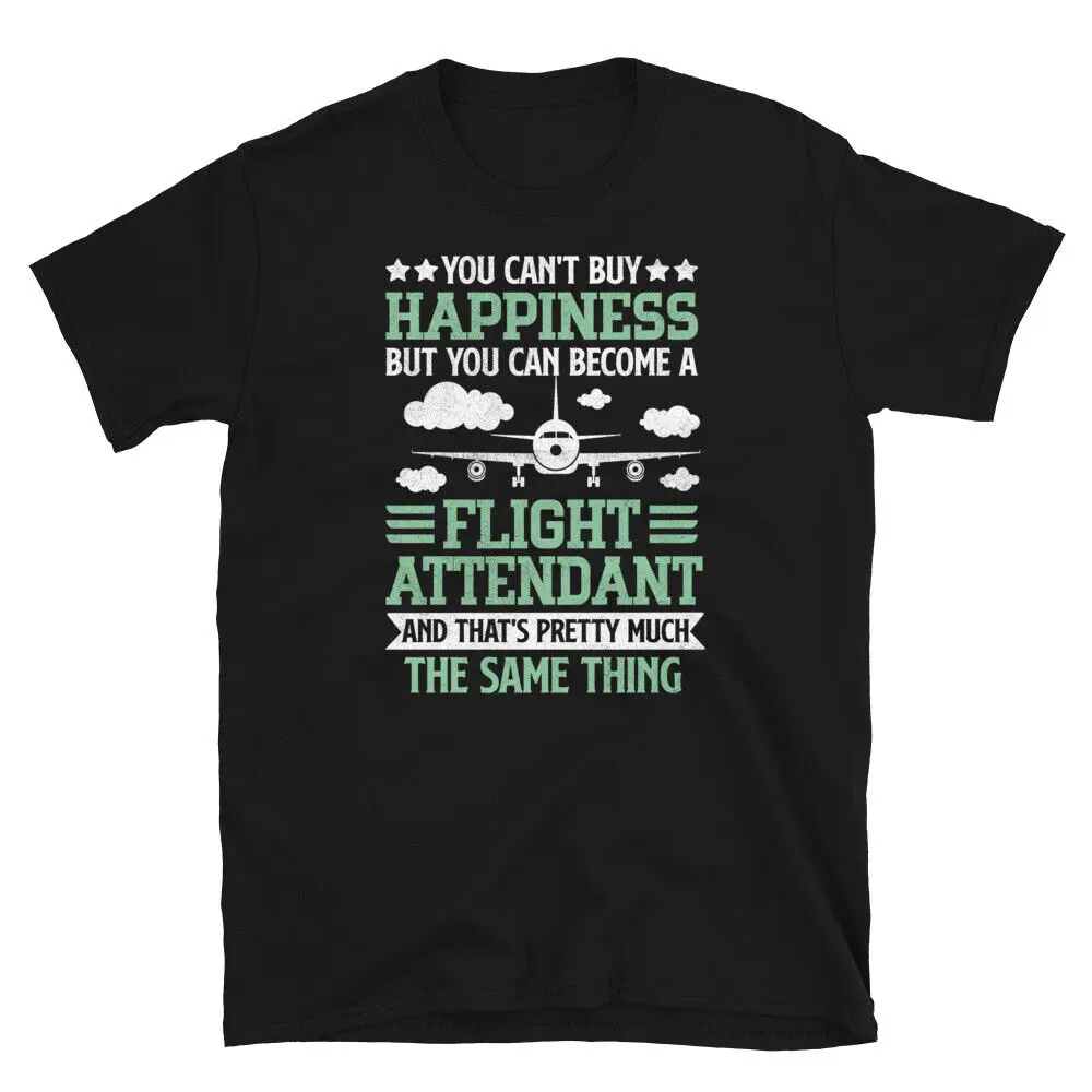 You Can Become a Flight Attendant Novelty Short-Sleeve Unisex T-Shirt