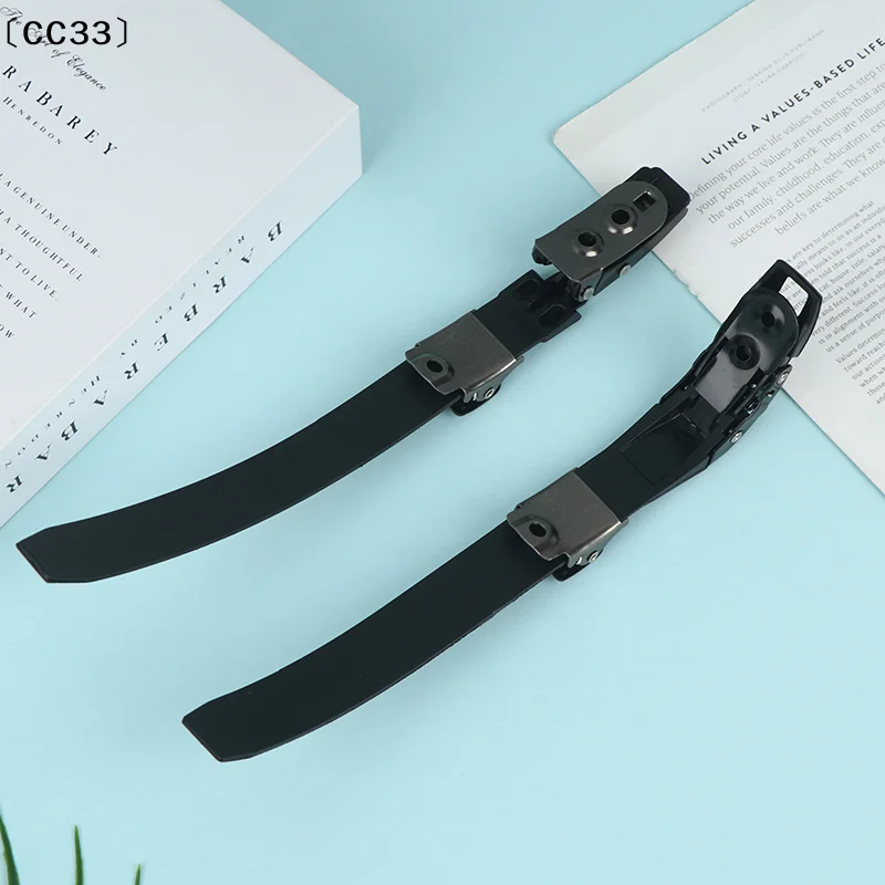 

2 комплекта ремней для роликовых коньков, ремни-фиксаторы для инлайн-коньков, пряжки для хоккейных коньков, простые в использовании, с зажимными винтами и гайками для замены〔CC33〕