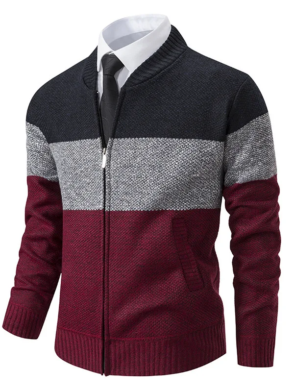 

Мужская куртка свободного кроя на молнии с воротником-стойкой, повседневная, ветрозащитная, с подкладкой, длинный рукав, молодежный стиль