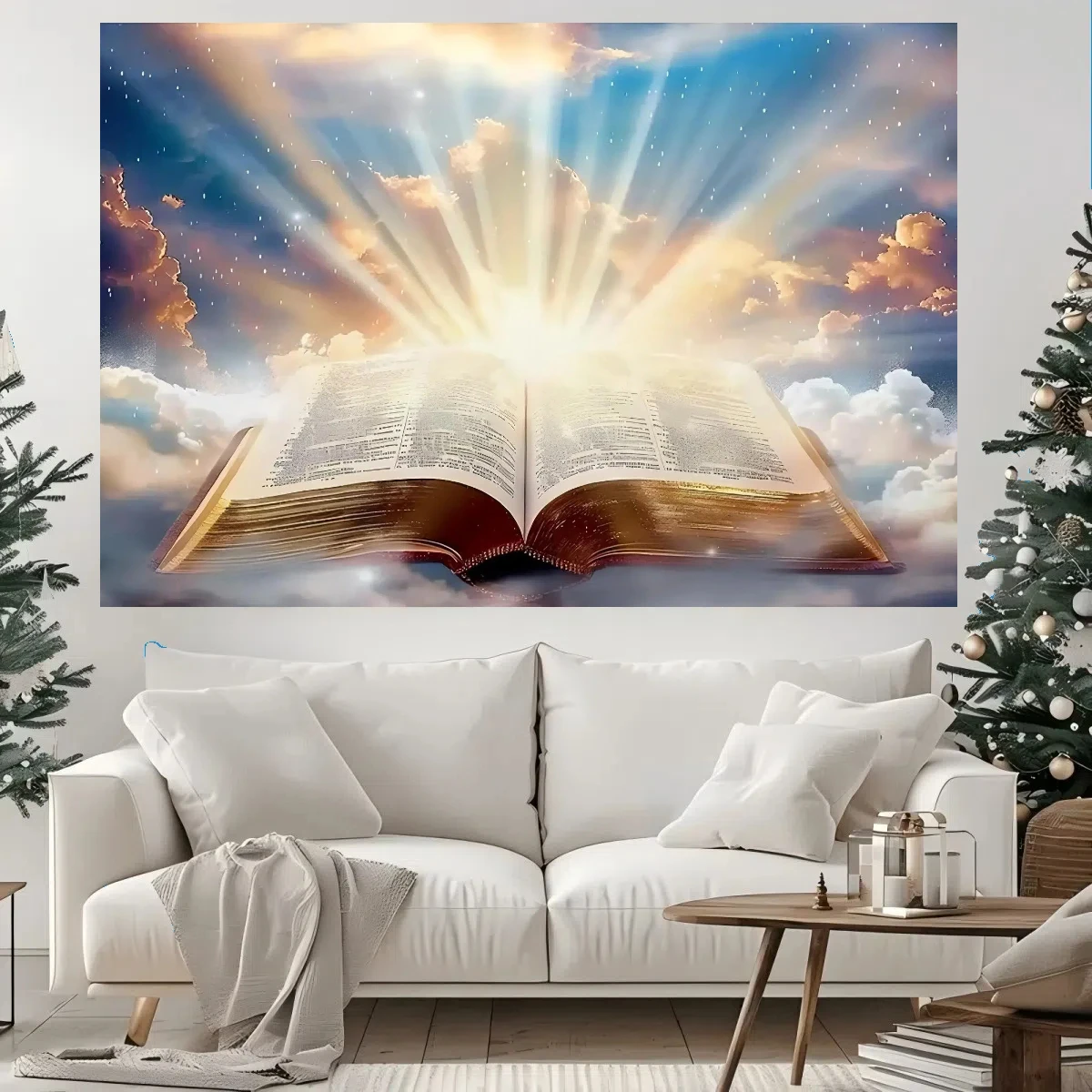 1pc Bible Background Church Background Light of Wisdom Dim Sunset Jesus Christ Bible Video Background Easter Background Bible Sc