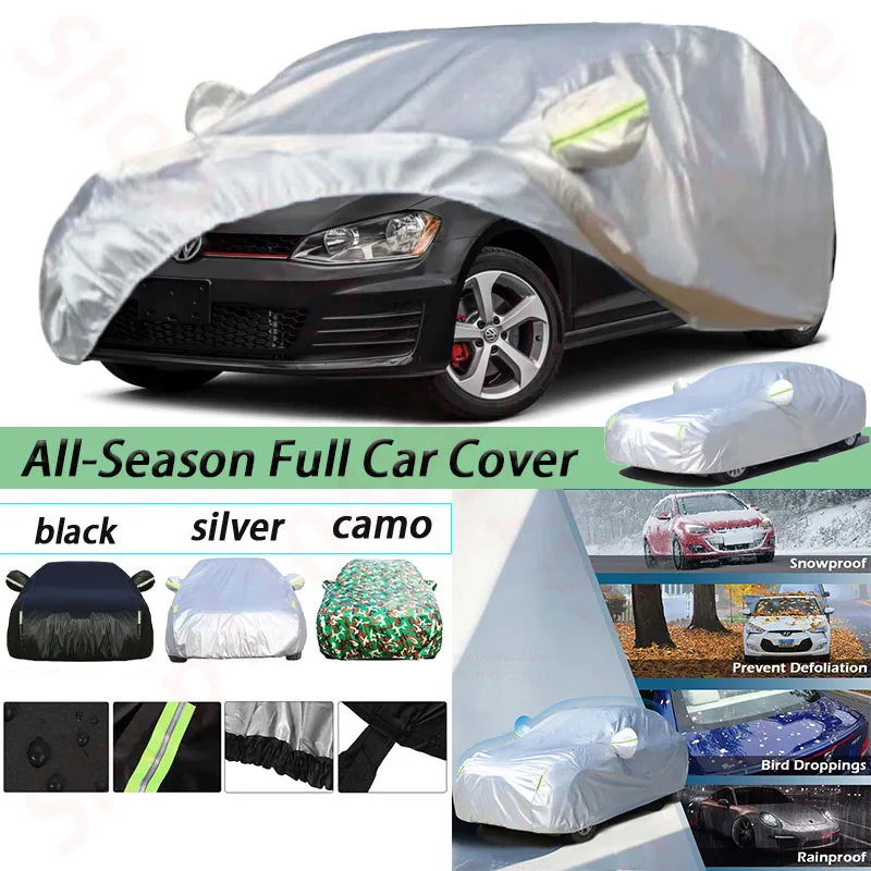 

Waterproof Cover Replace custom For 2003-2025 VW Golf Windproof Bands for Snow Rain Dust Hail Protection