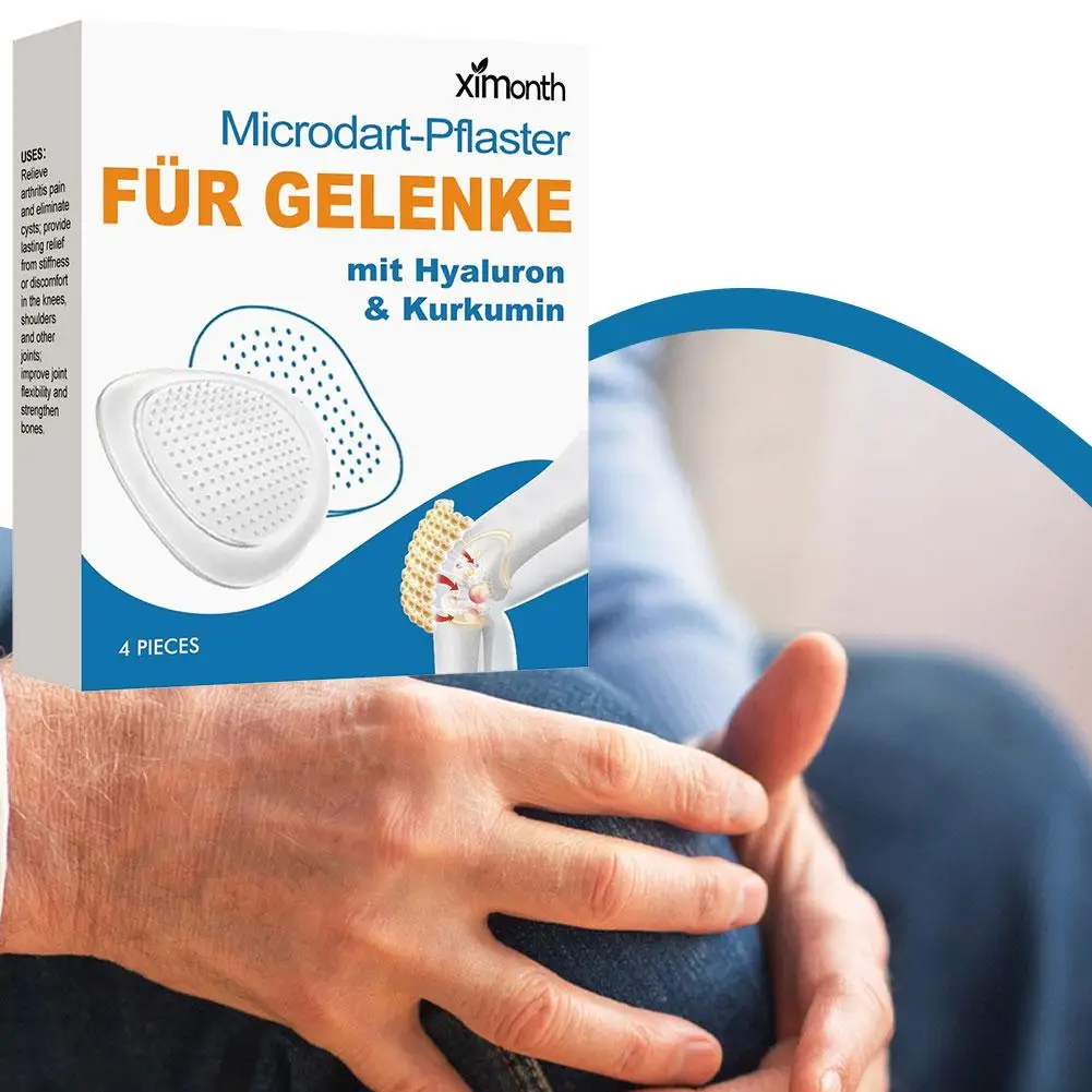 

4pcs Slimming Microneedle Patch Plant Extract Sugar Control Auxiliary Care For Cardiovascular Health Improve Skin Quality