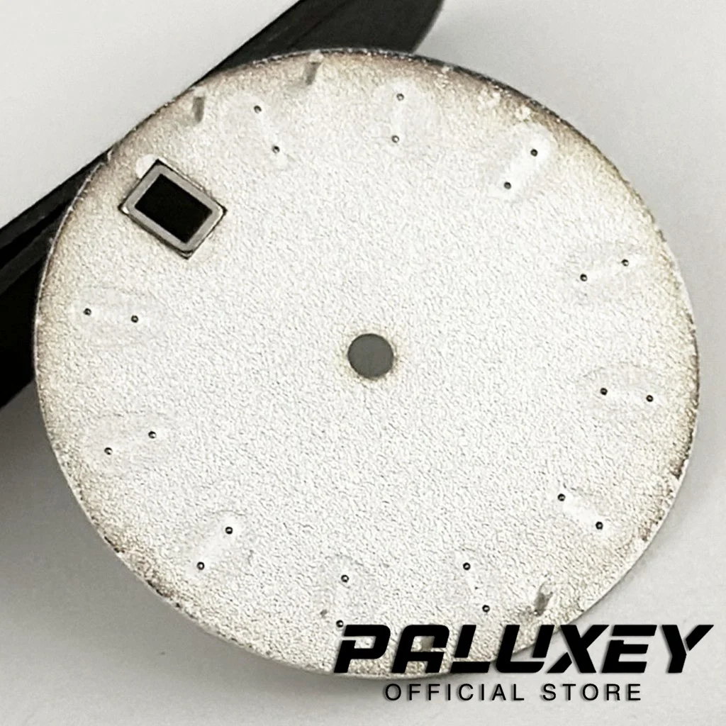 GS 28.5 مللي متر NH35 ساعة الطلب تعديل ساعة ميكانيكية الجليد شلال عديم الكلمات NH35 NH36 حركة سطح الغوص ساعة الوجه