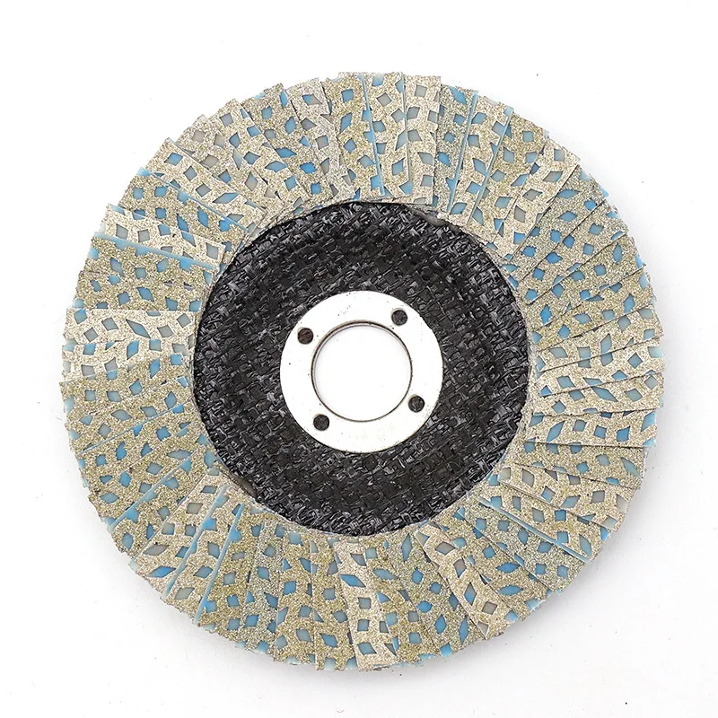 Electroplated Diamond Louver Wheel Polishing Piece High-quality Page Piece Stainless Steel Polishing Piece