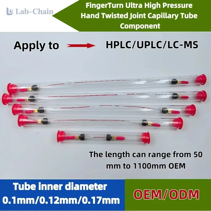 Consumibles del sistema de ajuste a prueba de dedos de los capilares 0.12*500m m del acero inoxidable UPFS-7125500 316L