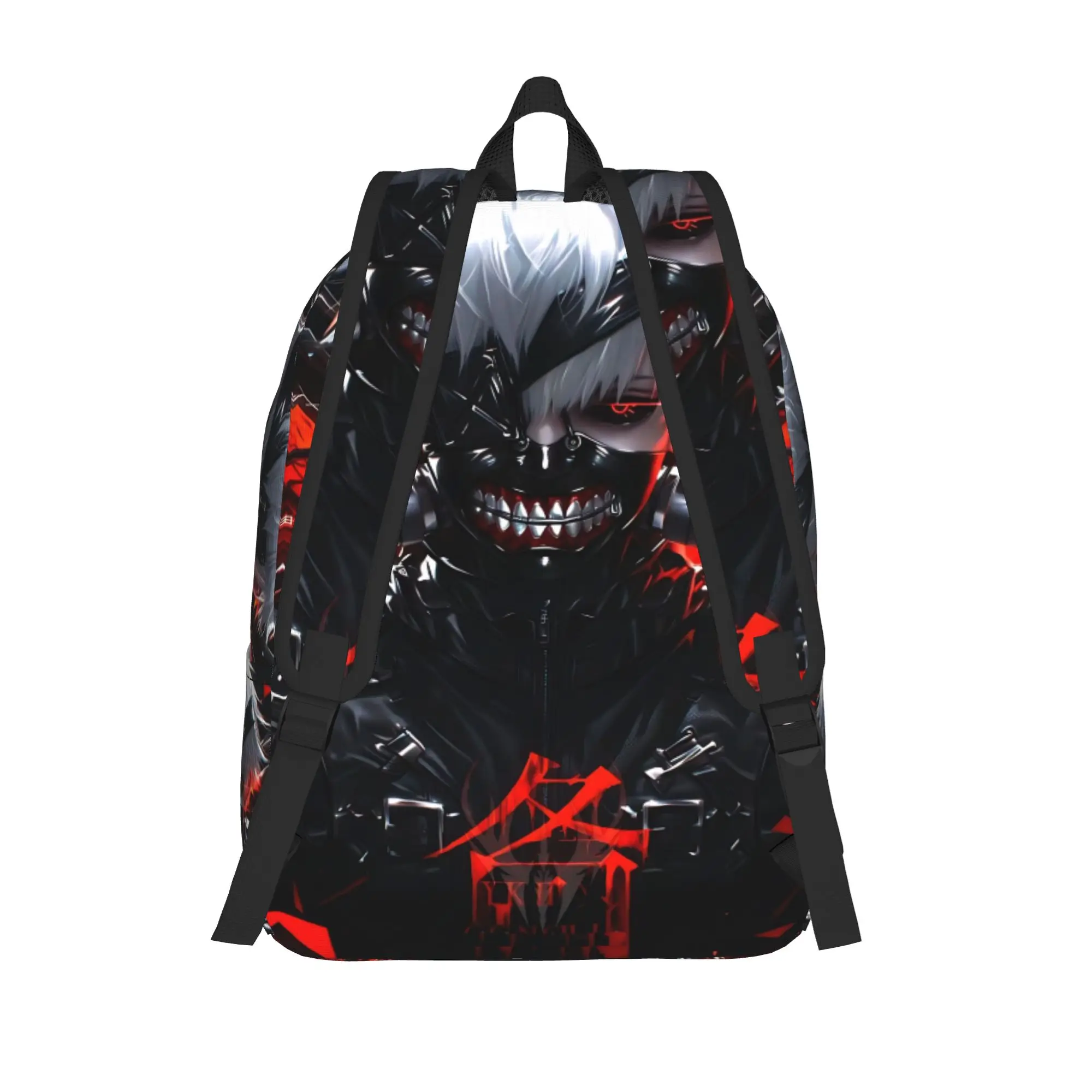 Fashion Halloween Tokyo Ghoul Kaneki Backpack  Mochilas Solid School Large Capacity Rucksack