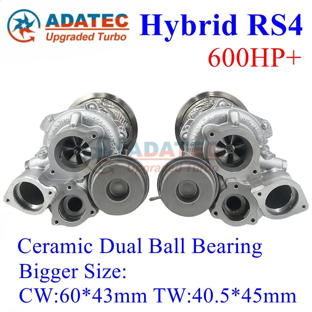

Hybrid RS4 Turbo 600HP Ball Bearing 06M145702T 06M145701L 06M145701 Turbine for 2.750km Audi RS4 8W B9 RS5 F5 2.9TFSI Bi Turbo C
