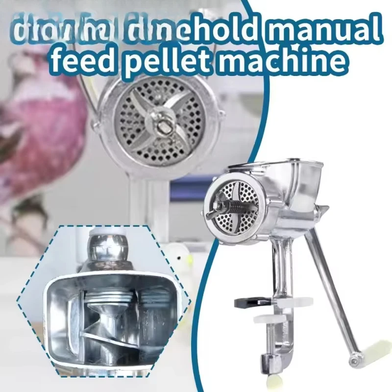 

New manual chicken and dog feed making machine fish, shrimp and poultry pellet granulator food extruder processing machine