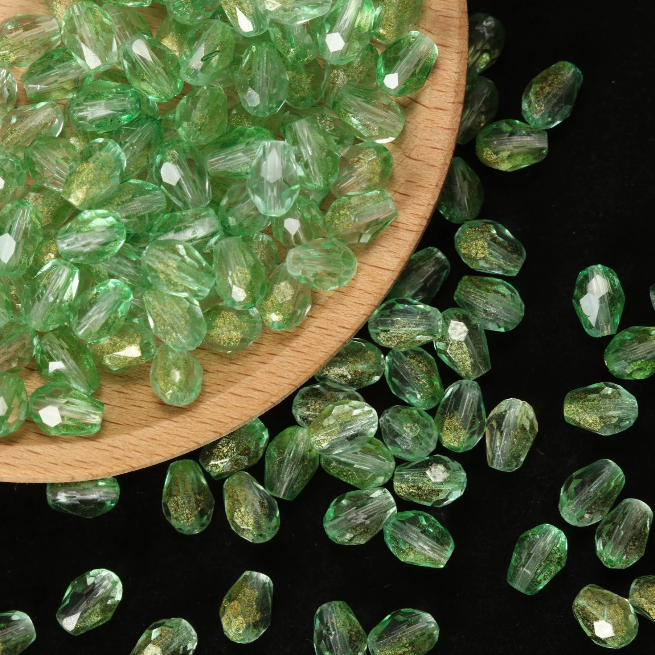 6*8mm 120pcs Pendant Waterdrop Crystal Teardrop Glass Loose Beads For Jewelry Making Bracelets DIY Accessories