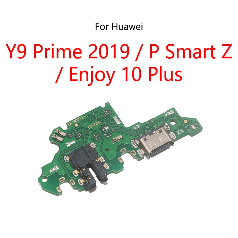 USB Charging Dock Port Socket Jack Connector Charge Board Flex Cable For Huawei Y9 Prime 2019 / Enjoy 10 Plus / P Smart Z