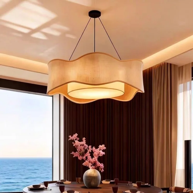 

Новый китайский подвесной светильник для ресторана, основной светильник для гостиной, в стиле дзен, в стиле Сун, ретро-светильник для спальни и кабинета