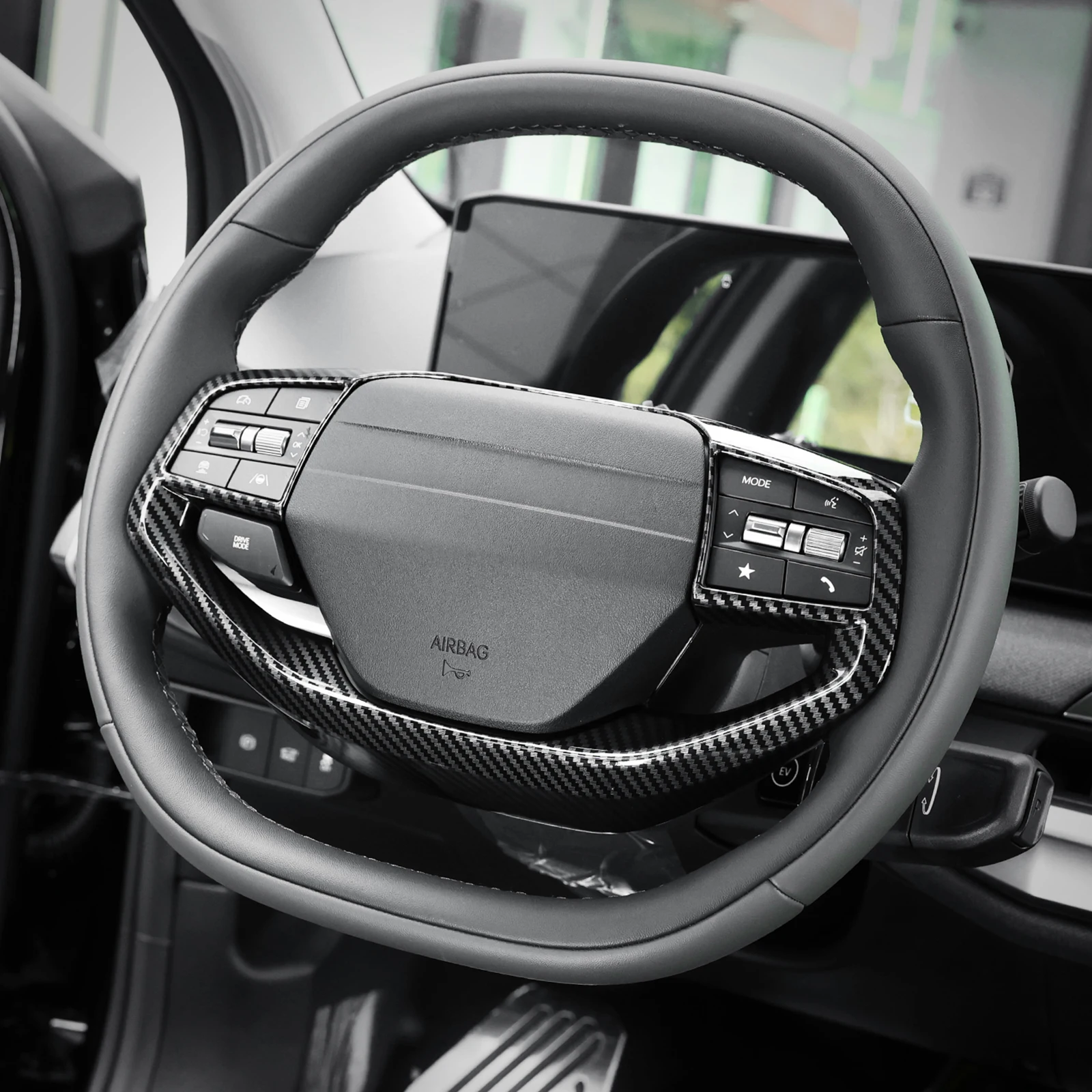 For Kia XCEED 2027 ABS Steering Wheel Decor Cover Anti‑Scratch Protector Trim Frame Car Interior Modification Accessories
