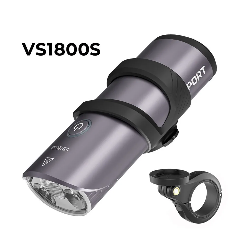Image of iGPSPORT VS1800S Smart Fahrrad-Frontlicht mit Cutoff-Linie, 1800 Lumen MTB Rennradlampe, Hoch- und Abblendlicht-Einstellung