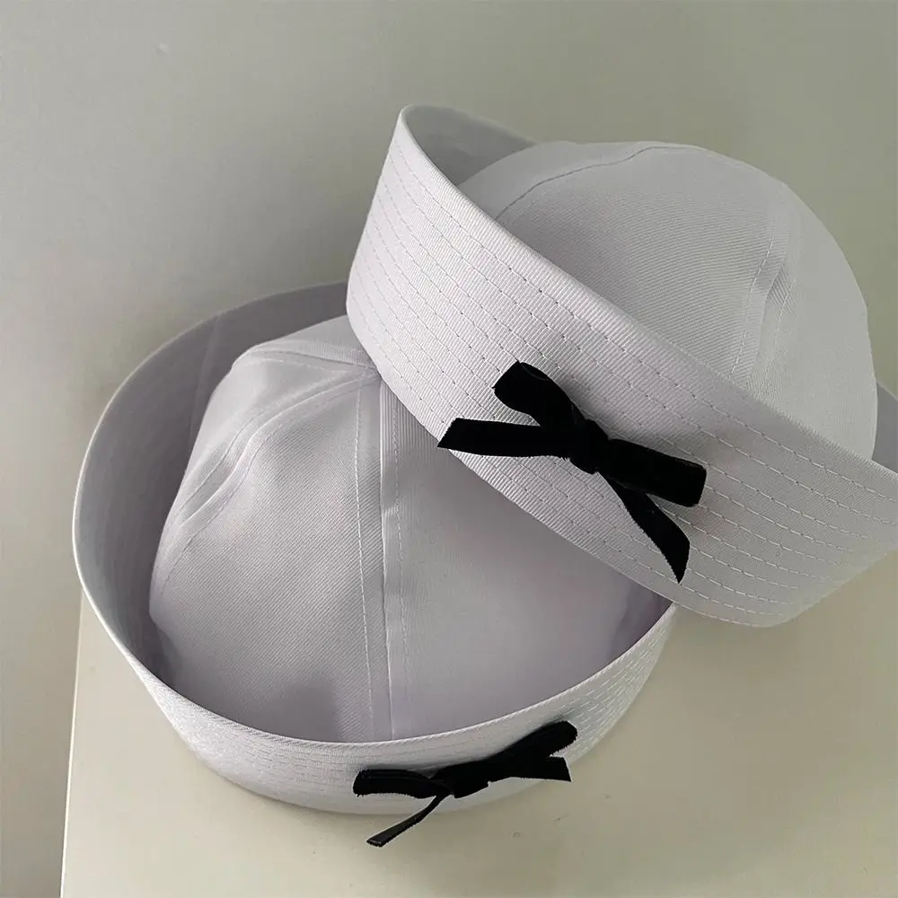 Fashion UV Protection Sailor Hat Cute Bow Navy Hat Summer Casual Women Hat
