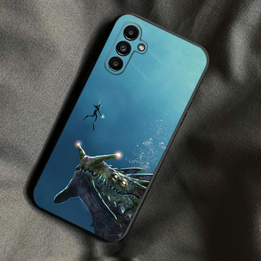 Subnautica Game Phone Case For Samsung Galaxy A13,A21s,A22,A31,A32,A52,A53,A71,A80,A91 Soft Black Phone Cover image 3