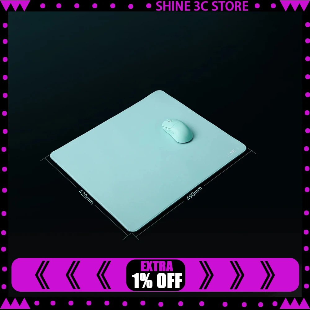ATK Blaze Mousepads XSoft Recessed Edge 490 x 420 x 4mm Composite Blend Fiber Weave Polyurethane Base ESport Gaming Mouse Pad