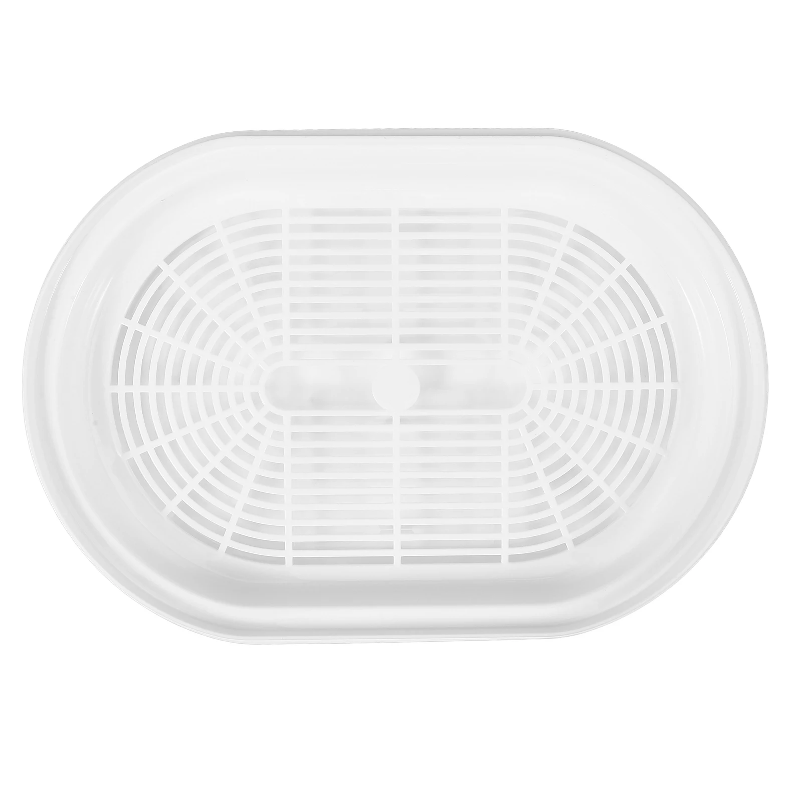 

1Pcs Durable Microwave Vegetable Steamer Pot Oval Shape Food Steamer Steaming Basket Lidded Cooking Tool
