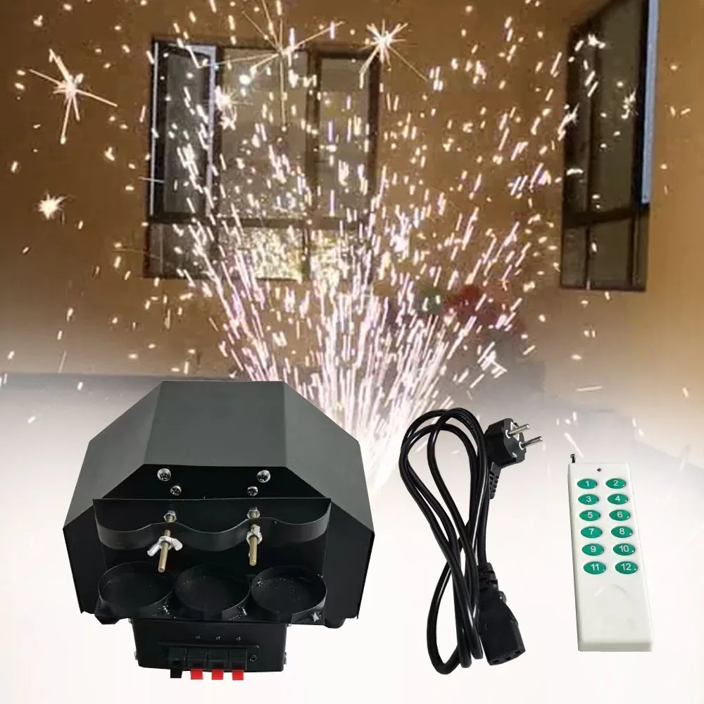 

Special Effect Swing Cold Sparker 3 Channel Remote Control Swing Stage Cold Fountain Machine for Wedding Birthday Party