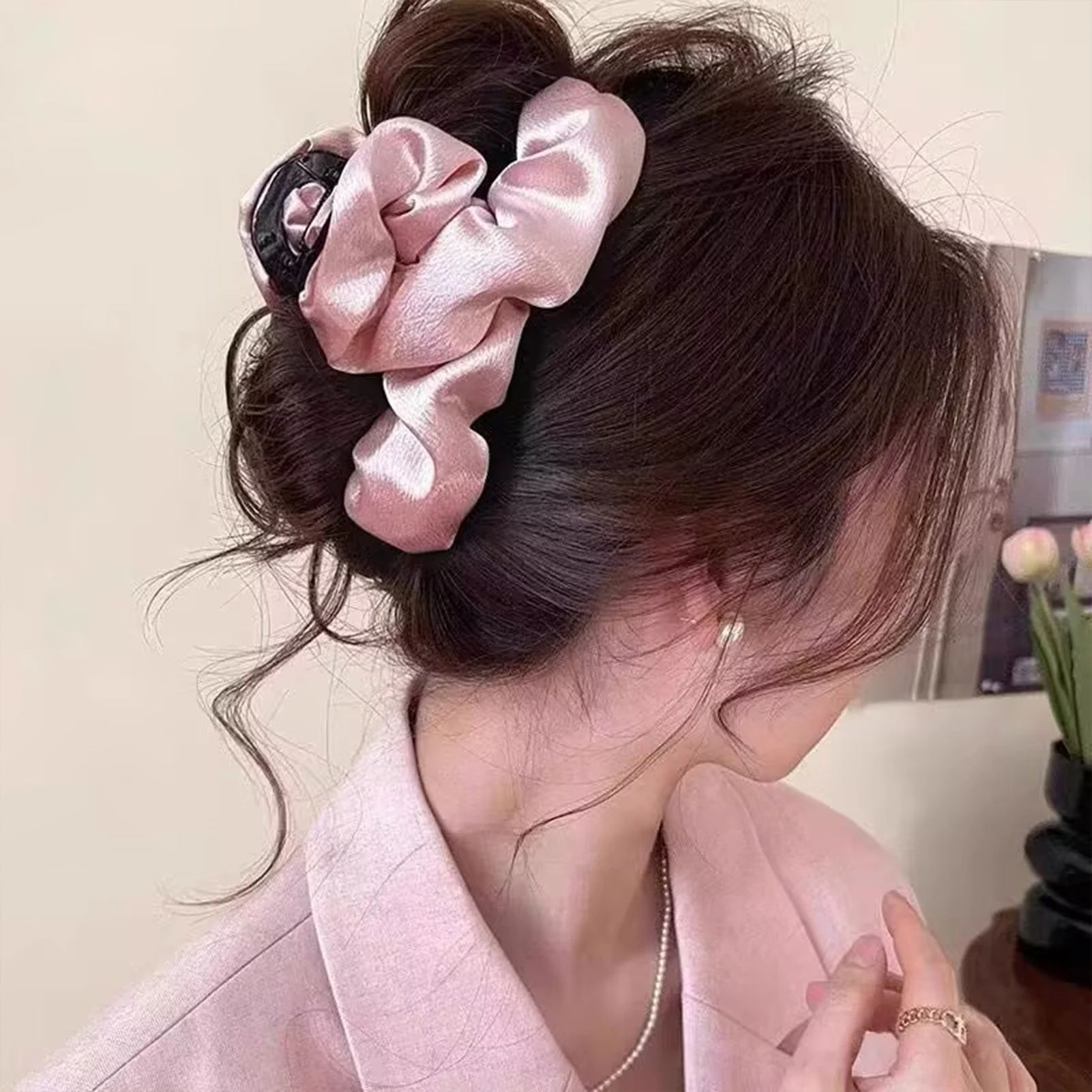 Büyük saten saç pençe kore tar - Korean Daily Lifestyle incelemesi ve fiyatı