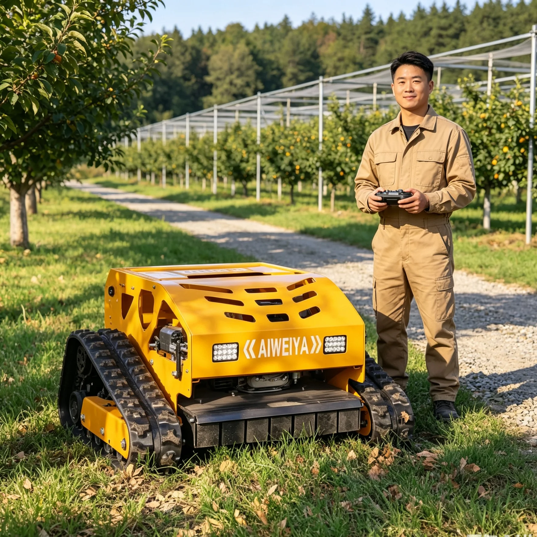 Customized Lakeside Villa Garden 550H Self‑Propelled Lawn Mower, Optional Industrial Remote, Optional Cutting Width For Differen