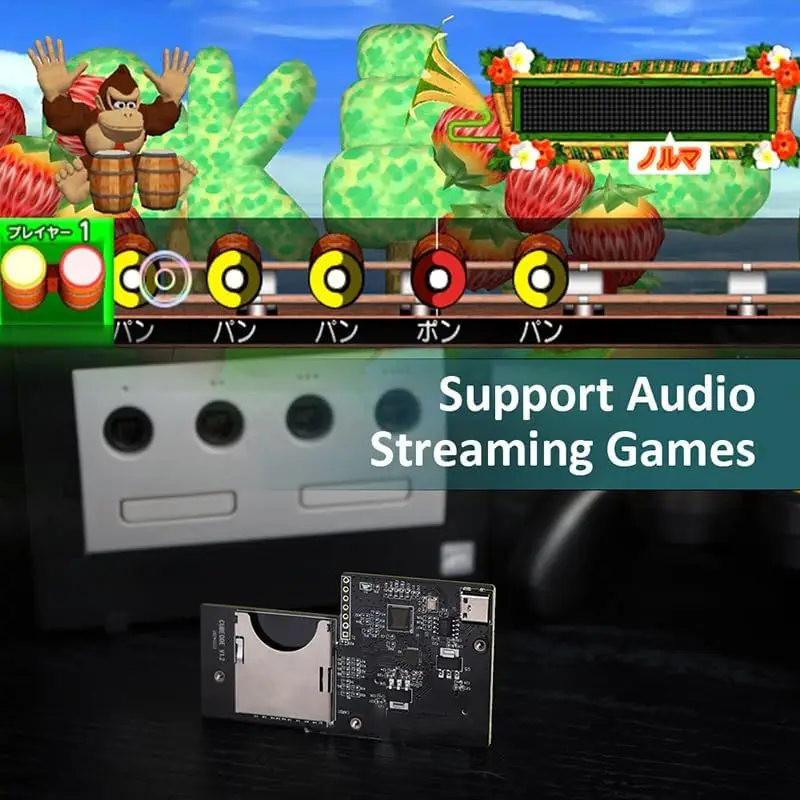 محاكي محرك الأقراص الضوئية متوافق مع CUBEODE V1.2، محول بلاستيكي (مجموعة سوداء)