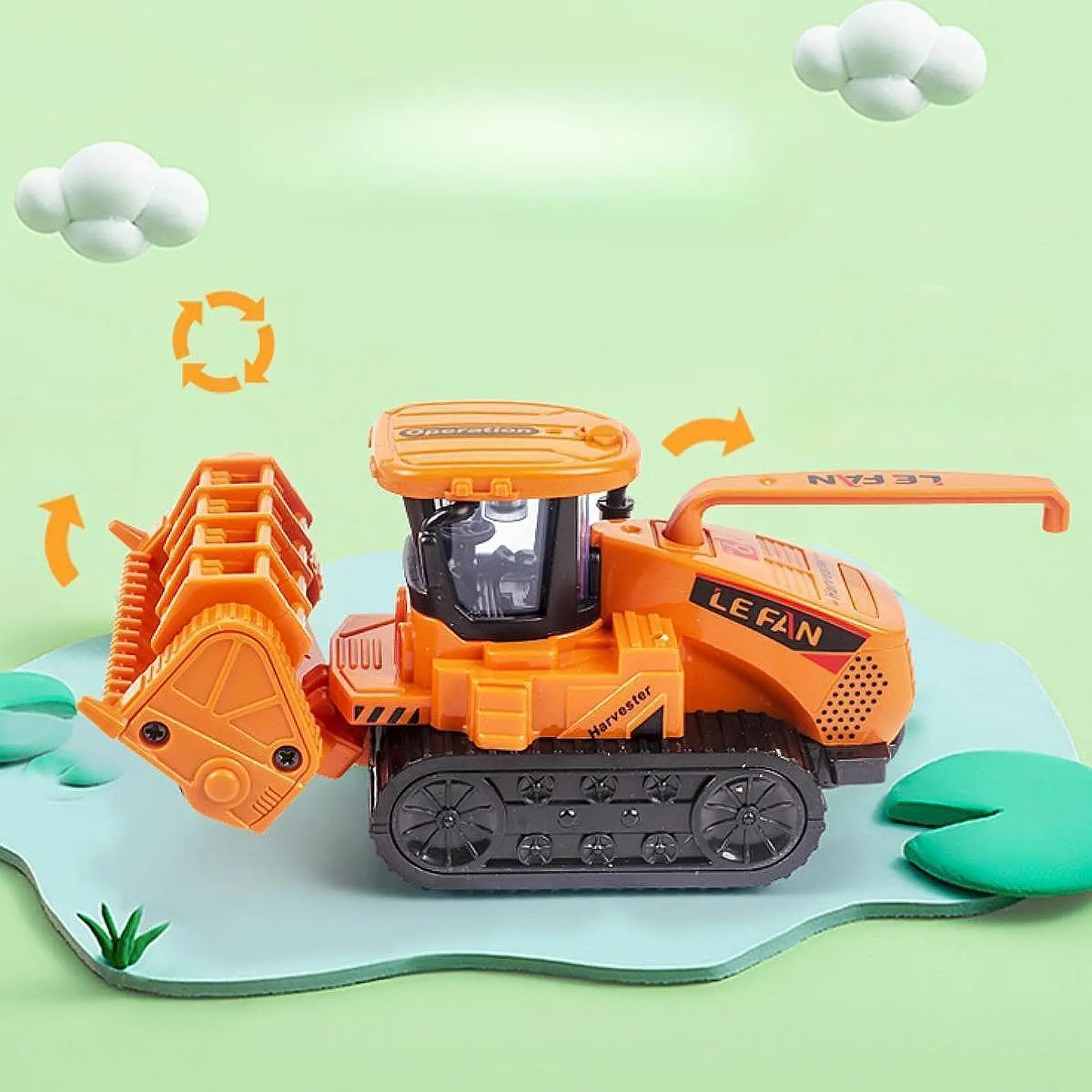 

Inertia Farm Vehicle Toy for Kids, Tractor and Truck Set for Ages 3 and Up