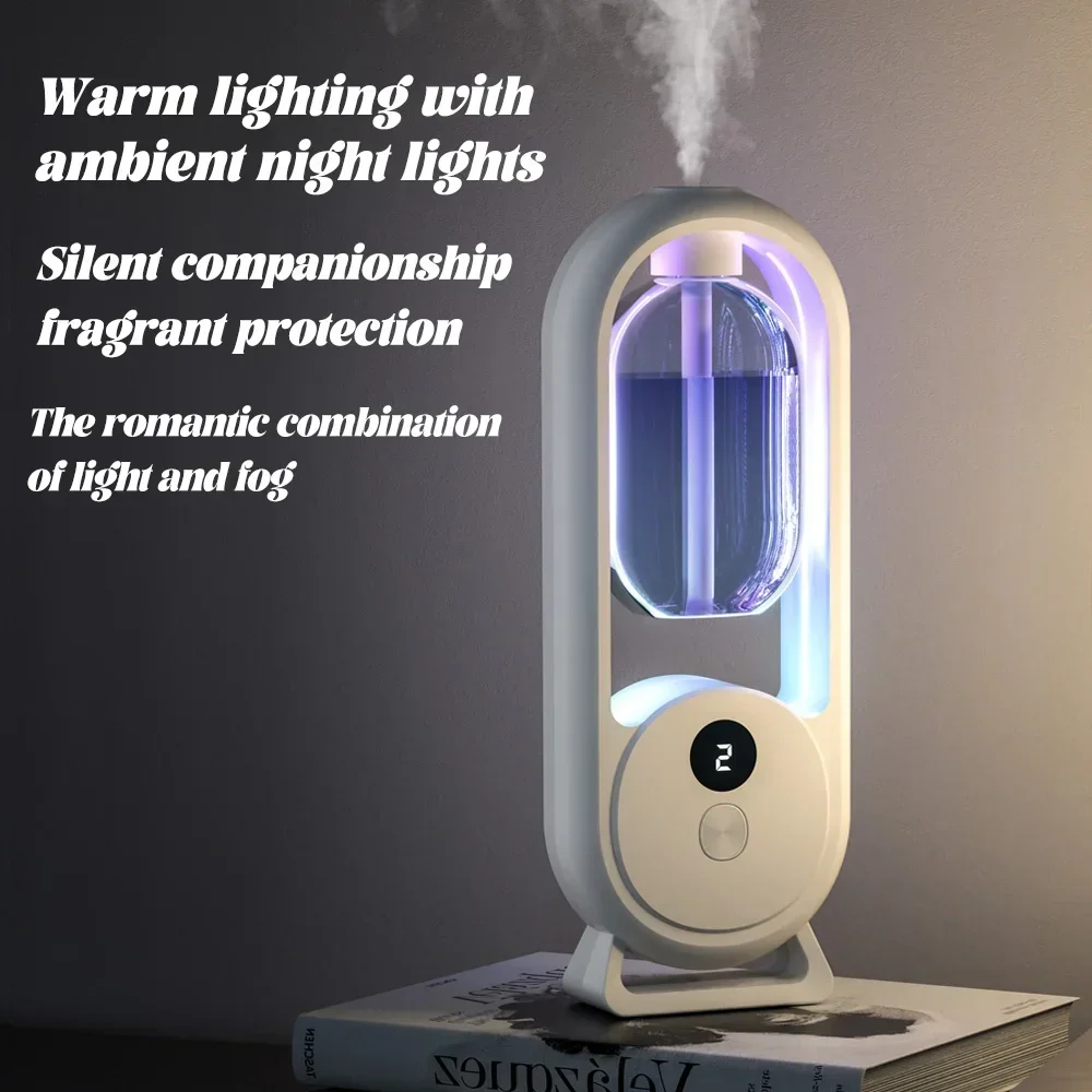 Aromatherapy Machine Air Freshener Automatic Sprayer Essential Oil Perfume Diffuser with Night Light  Home Toilet Car Deodorizer