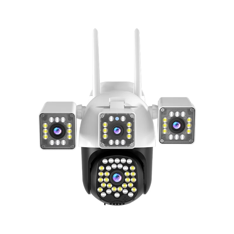

6MP Triple LENS V360pro APP Полноцветное обнаружение движения Беспроводная PTZ WIFI IP купольная камера AI Humanoid Монитор домашней безопасности CCTV