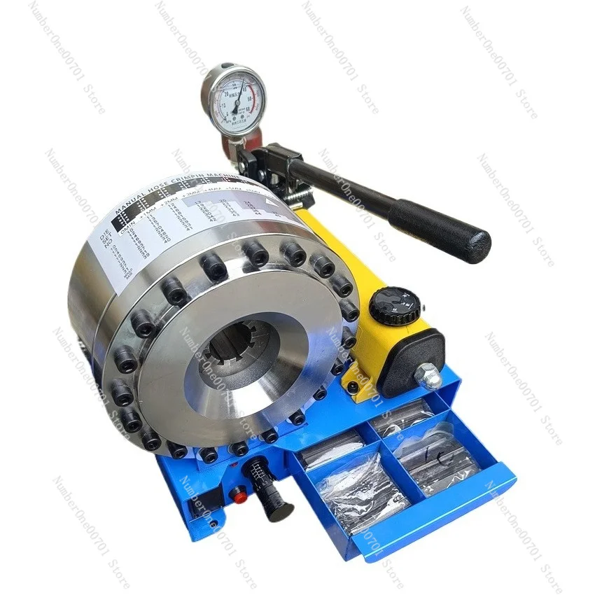 HB-25 Hydraulic Hose  Machine Manual Shrinking Machine High-pressure Oil Pipe Hydraulic Hose Crimping Machine 35Mpa 50mm